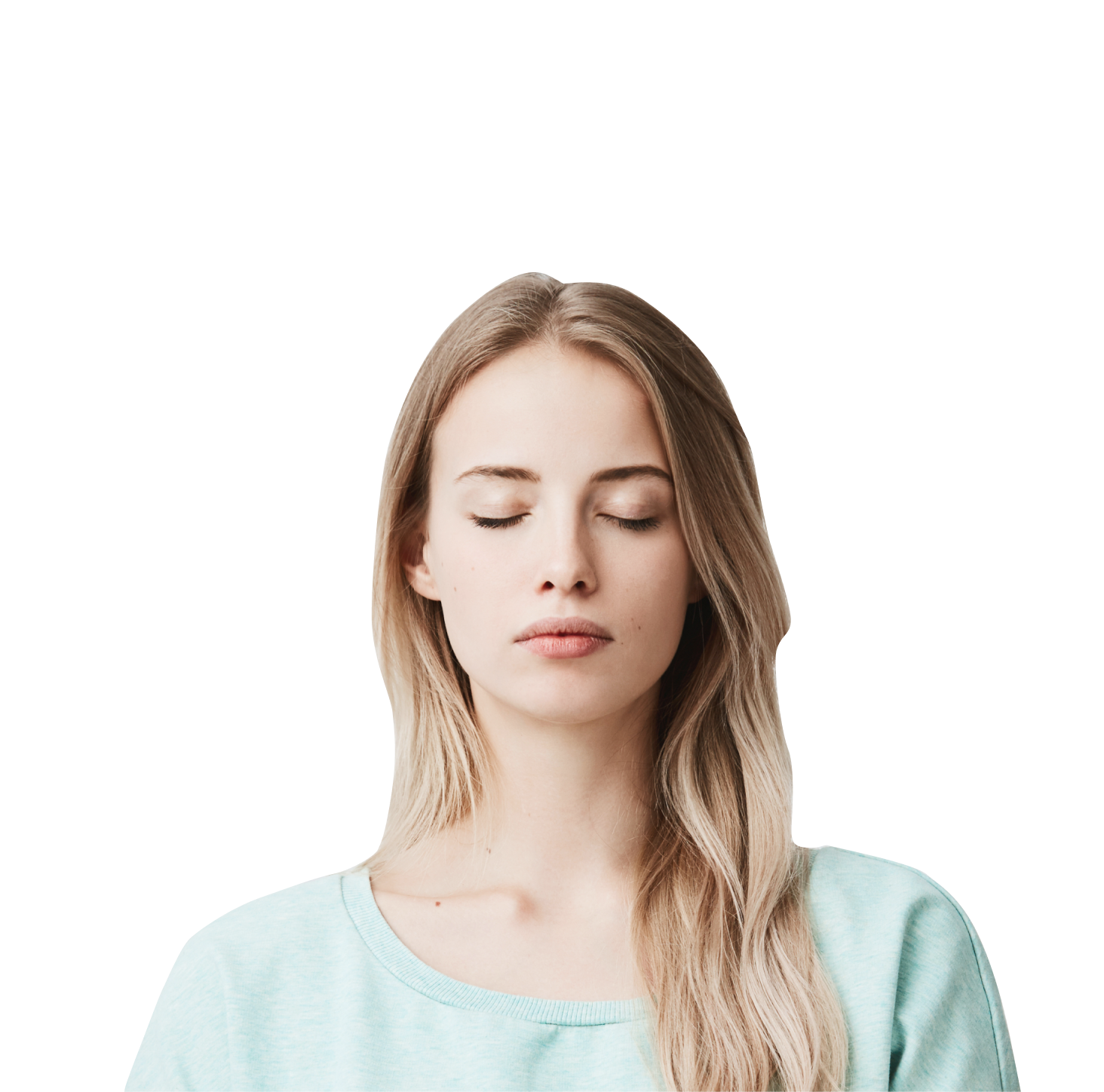 The calmness woman