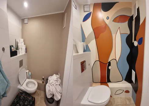 Bathroom after transformation