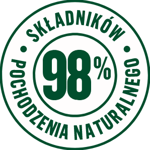 98% składników pochodzenia naturalnego